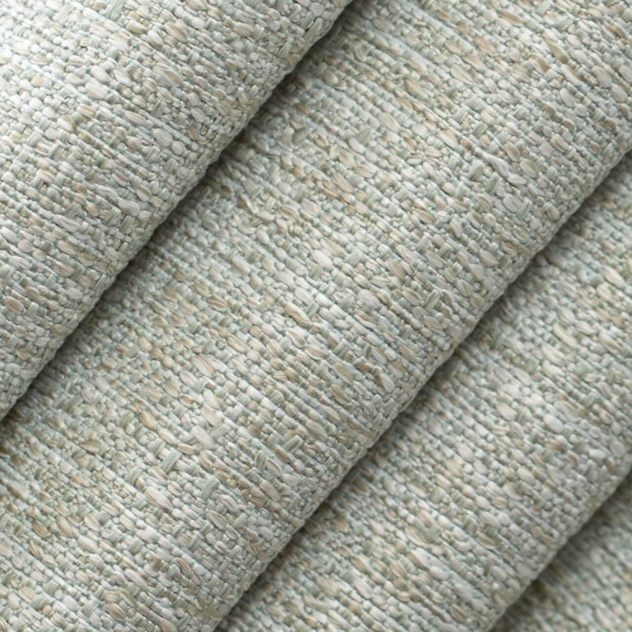 Green Stain Resistant Performance Pet Friendly Texturedd Upholstery Fabric by The Yard - SKU: Trevor Spearmint